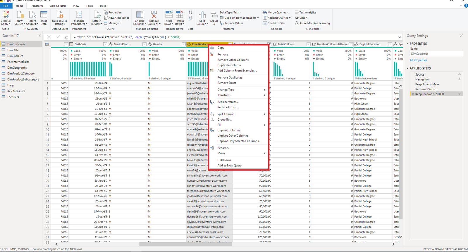 Power Bi Data Shaping In A Nutshell Data Mozart