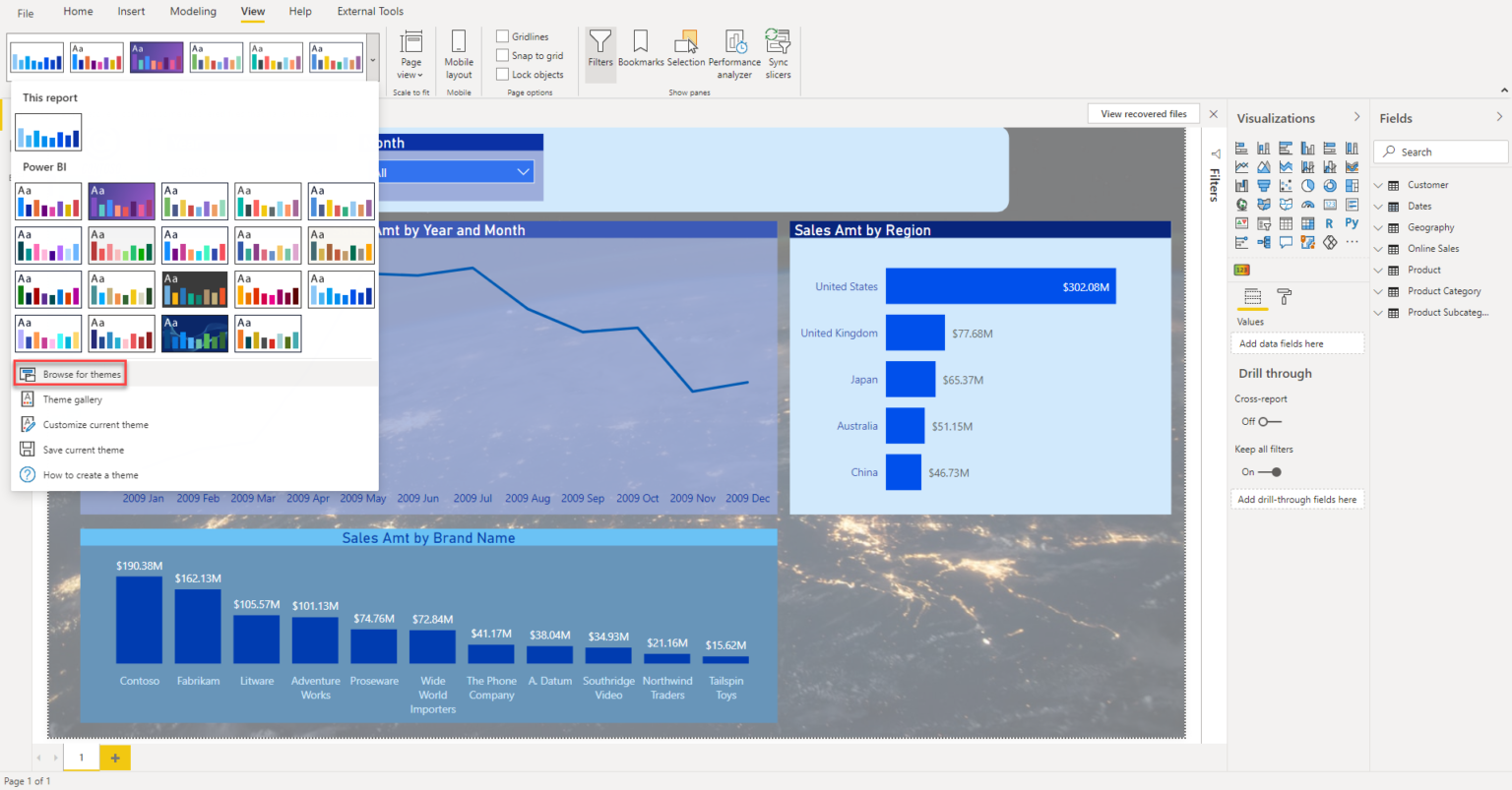 Extend Power BI theme with an image! - Data Mozart