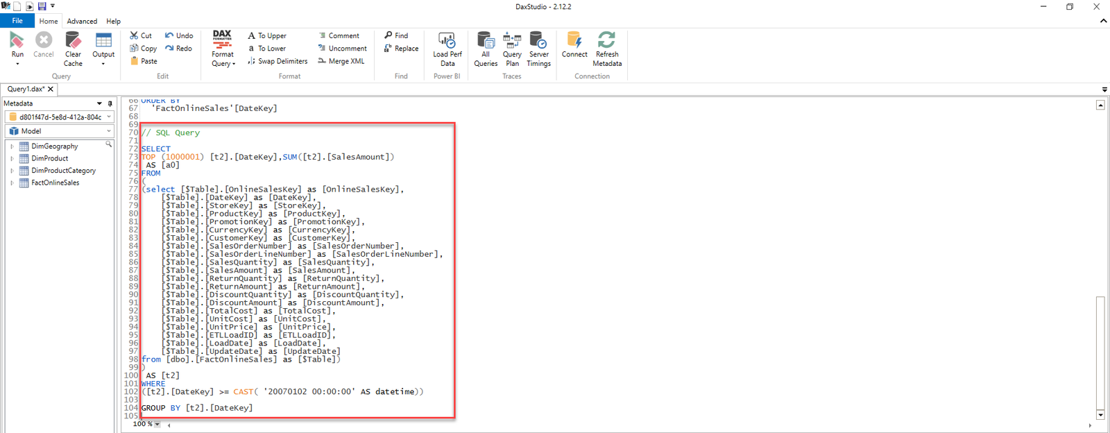 How to capture SQL queries generated by Power BI - Data Mozart