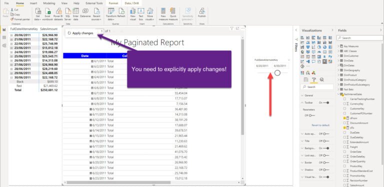 Paginated Report visual in Power BI - everything you need to know ...