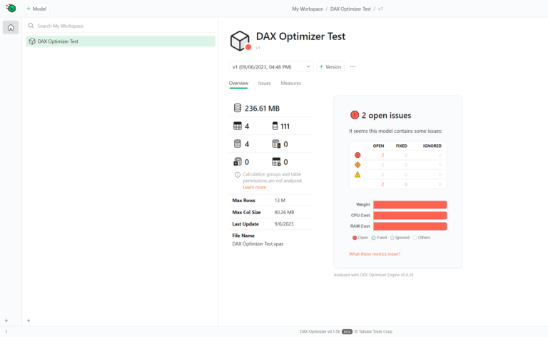 DAX Optimizer - First Impressions! - Data Mozart