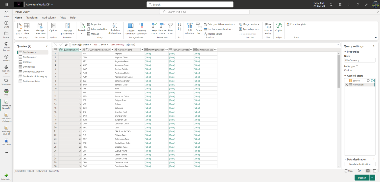 How to bring SQL Server data into Microsoft Fabric - Data Mozart