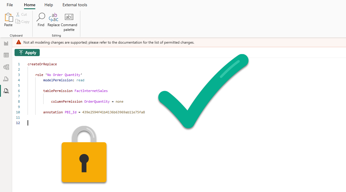 How to set up Object-level security directly in Power BI Desktop