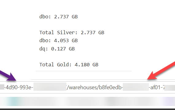 How to check table sizes in a Microsoft Fabric warehouse