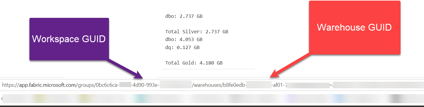 How to check table sizes in a Microsoft Fabric warehouse